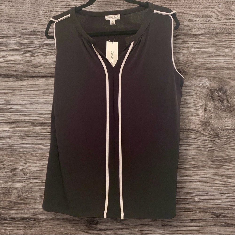 NWT Calvin Klein Sleeveless Blouse
